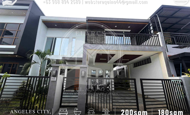 House for rent 4 Bedroom Fully Furnished with BATH TUB located at a secured subdivision in Angeles City Pampanga near CLARK