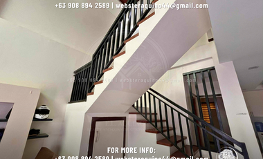 House for rent 4 Bedroom Fully Furnished with BATH TUB located at a secured subdivision in Angeles City Pampanga near CLARK