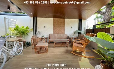 house for rent bunggalow fully furnished with swimming pool and front yard located at a secured subdivision near clark