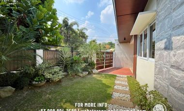house for rent bunggalow fully furnished with swimming pool and front yard located at a secured subdivision near clark