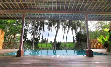 Beautyful Villa with padi n sunset view for sale close to Purnama beach in sukawati Gianyar