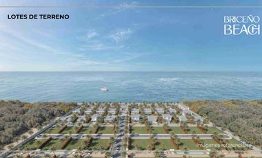 lotes en venta en la playa de briceño,manabi