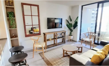 Depto Amoblado 2 Dormitorios 1 Baño Estacionamiento Y Bodega