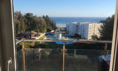 Arriendo lindo departamento en exclusivo Condominio con vista. El Tabo