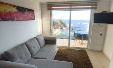Arriendo lindo departamento en exclusivo Condominio con vista. El Tabo