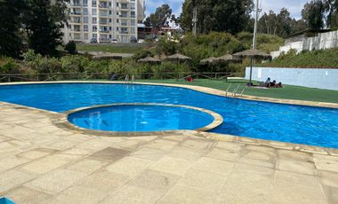 Arriendo lindo departamento en exclusivo Condominio con vista. El Tabo