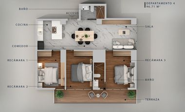 Departamento en venta en Torre Marea, Rincon de Guayabitos