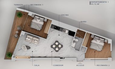 Departamento en venta en Torre Marea, Rincon de Guayabitos