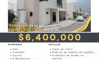 Casa en venta en Pedregal De La Huasteca, Ciudad Santa Catarina