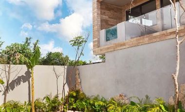 Departamento 80m Alberca Privada PLANTA BAJA Loft Tulum listo para habitar a 15 min de la Playa, totalmente amueblado y listo.