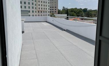 DEPARTAMENTO EN VENTA A 5 MINUTOS DE LA VW EN LA COLONIA MORATILLA, 2 RECÁMARAS Y ROOF GARDEN EXCLUSIVO PARA EL DEPARTAMENTO, PUEBLA