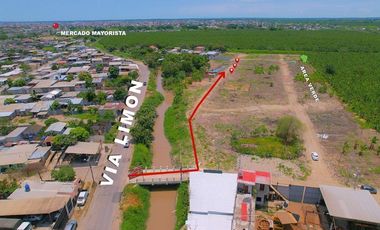Terreno en Venta / Santa Ana, Via Limon en Machala