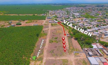 Terreno en Venta / Santa Ana, Via Limon en Machala