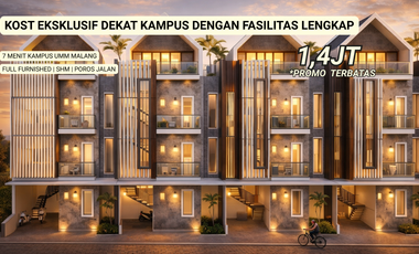 Rumah Kost Mewah Area Dau 7 Menit Kampus UMM Malang