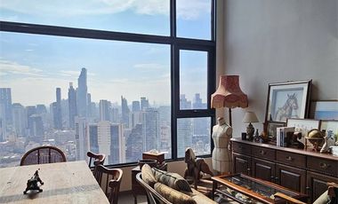 💎 Condo for Sale at Park Origin Chula-Samyan ,  2-Bedroom High Ceiling Duplex with City View near MRT Sam Yan