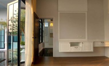 ขาย Victoria Pool Villa By BEDFORD อำเภอสารภี เชียงใหม่ ใกล้ รพ.สารภี ตกแต่งแล้วบางส่วน (H411) T.094651----
