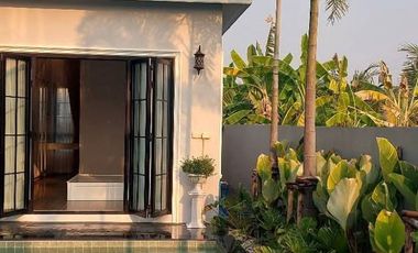 ขาย Victoria Pool Villa By BEDFORD อำเภอสารภี เชียงใหม่ ใกล้ รพ.สารภี ตกแต่งแล้วบางส่วน (H411) T.094651----