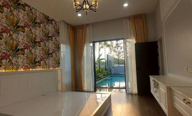 ขาย Victoria Pool Villa By BEDFORD อำเภอสารภี เชียงใหม่ ใกล้ รพ.สารภี ตกแต่งแล้วบางส่วน (H411) T.094651----