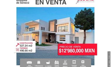 RESIDENCIA LUJOSA EN VENTA EN BOSQUES DE SENECU CIUDAD JUAREZ