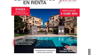 DEPARTAMENTOS EN RENTA SECTOR CAMPOS ELISEOS CIUDAD JUAREZ