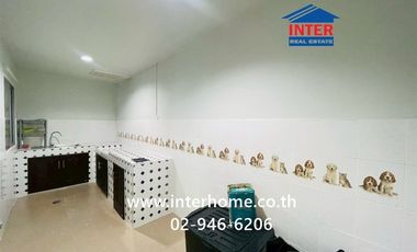 Two-story townhouse, 18 sq.wa., Pruksa Panalee 36 Village, Lad Krabang Road, Luang Phaeng Road, Mueang Chachoengsao, Chachoengsao.