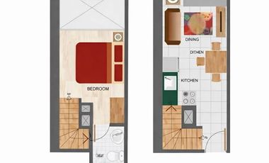 Modern 1 Bedroom Loft Unit for Lease in Eton Emerald Lofts, Pasig City