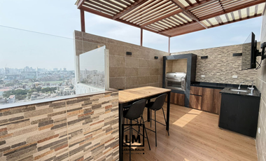 SE VENDE LINDO DUPLEX CON TERRAZA BBQ, 3 DORMITORIOS CON COCHERA EN SURQUILLO, LIMITE CON MIRAFLORES