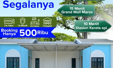Rumah dijual di Marusu, Maros, A'bulosibatang, Sulawesi Selatan