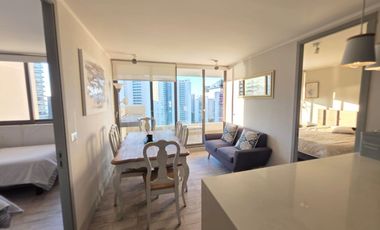 Arriendo depto Amoblado 2H2B1E Concón a pasos del expectacular Campo Dunar