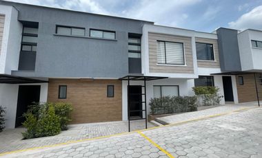 Casa en renta de 3 dormitorios por estrenar en Tumbaco