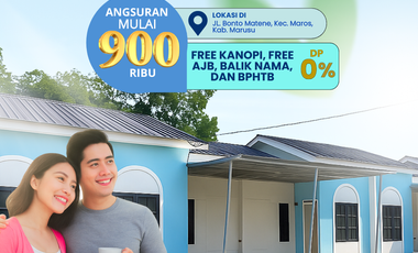 Rumah dijual di Marusu, Maros, A'bulosibatang, Sulawesi Selatan