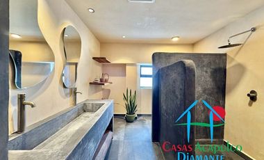Departamento de playa en renta vacacional, con 4 recámaras y doble terraza, con vista al mar