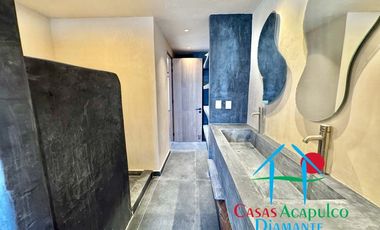 Departamento de playa en renta vacacional, con 4 recámaras y doble terraza, con vista al mar