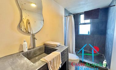 Departamento de playa en renta vacacional, con 4 recámaras y doble terraza, con vista al mar