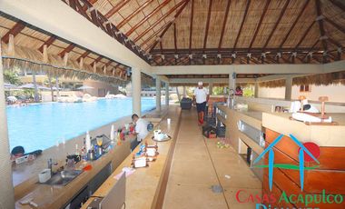 Departamento de playa en renta vacacional, con 4 recámaras y doble terraza, con vista al mar