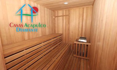Departamento de playa en renta vacacional, con 4 recámaras y doble terraza, con vista al mar