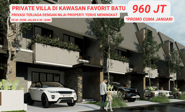 Villa Mewah View Gunung Arjuno, Lokasi Premium di Jantung Kota Batu