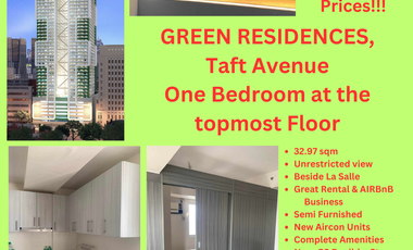 One bedroom at La Salle Taft - Green Residences