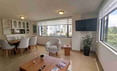 SE RENTA HERMOSO DEPARTAMENTO AMOBLADO (Sector La Floresta)