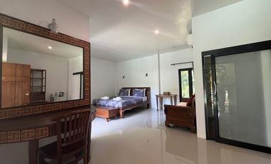 1-Bedroom House for Rent – Fully Furnished with Garden and Pond Views in a Peaceful Setting