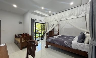 1-Bedroom House for Rent – Fully Furnished with Garden & Pond Views in a Peaceful Setting