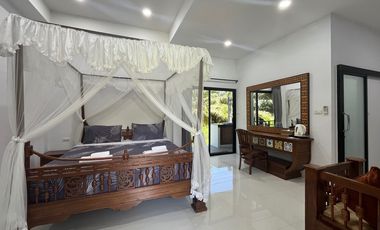 1-Bedroom House for Rent – Fully Furnished with Garden & Pond Views in a Peaceful Setting