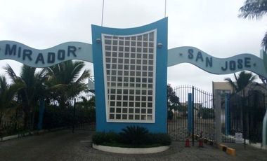 terreno de venta en manta zona mirador san jose