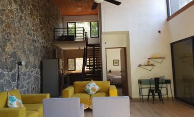Casa en renta en Tepoztlán Morelos, en Santiago Tepetlapa