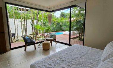 Casa amueblada 3 recámaras en renta con alberca privada en Senderos Sur, Mayakobá – lujo, naturaleza y bienestar