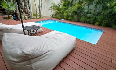 Casa amueblada 3 recámaras en renta con alberca privada en Senderos Sur, Mayakobá – lujo, naturaleza y bienestar