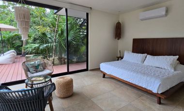 Casa amueblada 3 recámaras en renta con alberca privada en Senderos Sur, Mayakobá – lujo, naturaleza y bienestar