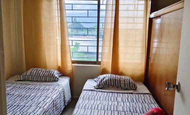 ARRIENDO DEPTO AMOBLADO, EQUIPADO. A TRABAJADORES EN OBRAS.