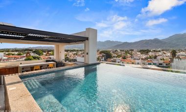 SE VENDE DEPARTAMENTO EN FLUVIAL VALLARTA DE 1 RECAMARA CON ALBERCA