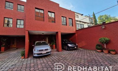 RENTA CASA EN CONDOMINIO HORIZONTAL CON JARDIN BARRIO DEL NIÑO JESUS COYOACAN